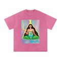 “The Mother” Snow Washed Oversized Cotton T-Shirt